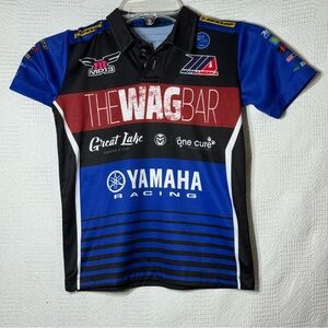 Yamaha racing team blue polo shirt Size Youth Small‎